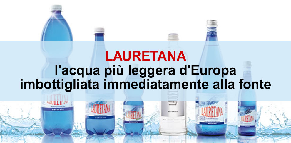 Distribuzione acqua Lauretana - Distributore Milano