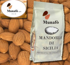 Mandorla sgusciata Tuono Siciliana Munafò - Mandorla sgusciata Tuono Siciliana