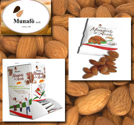 Snack Naturale Munafò - Bustine da 20 gr nel dispenser a bocca di lupo contenente 25 bustine